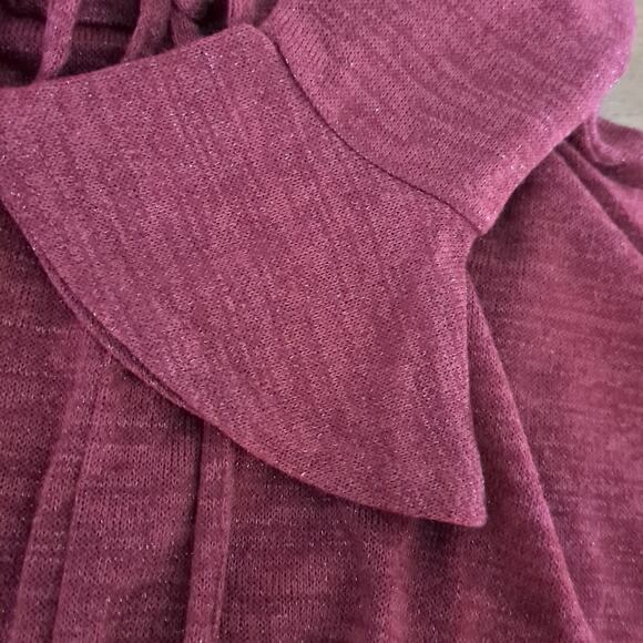 Rare Editions Toddler Girls Bell Sleeve Knit Dress burgundy red color size 5 NWT - Picture 9 of 9